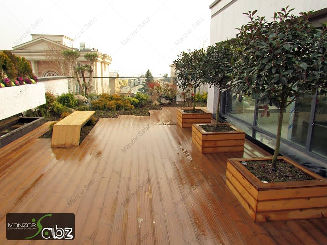 اجرای روف گاردن زر افشان
