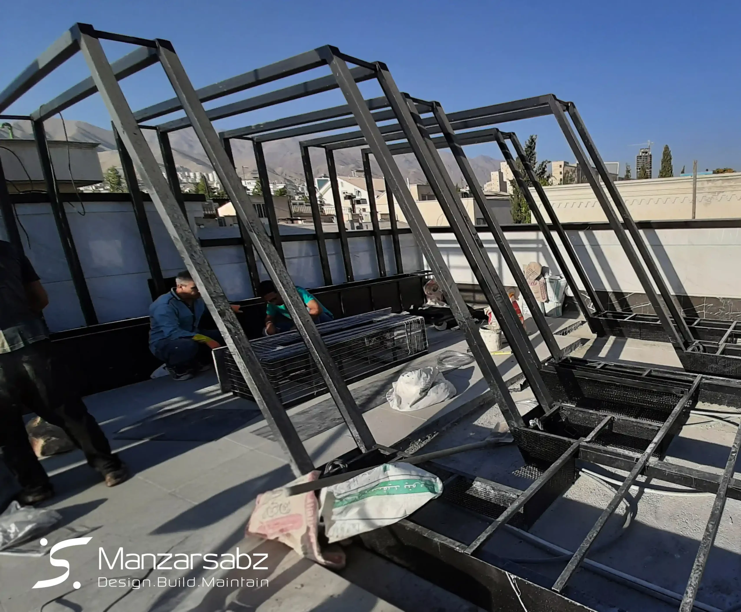 روف-گاردن-زرافشان-قبل-