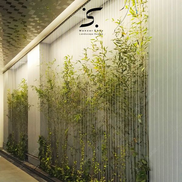 عکس نمونه کار پروژه دیوار سبز چهل باغ