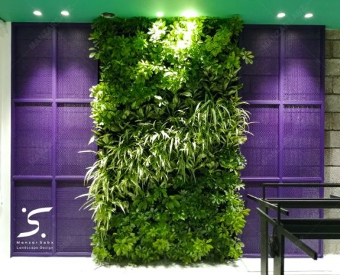 عکسی از پروژه دیوار سبز قبادبان