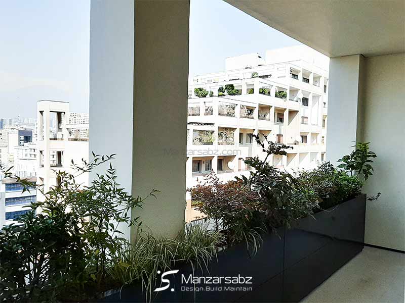 ایده بالکن سبز 