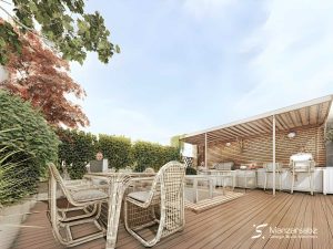 طراحی روف گاردن سعادت آباد