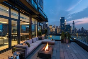 پنت هاوس در شب