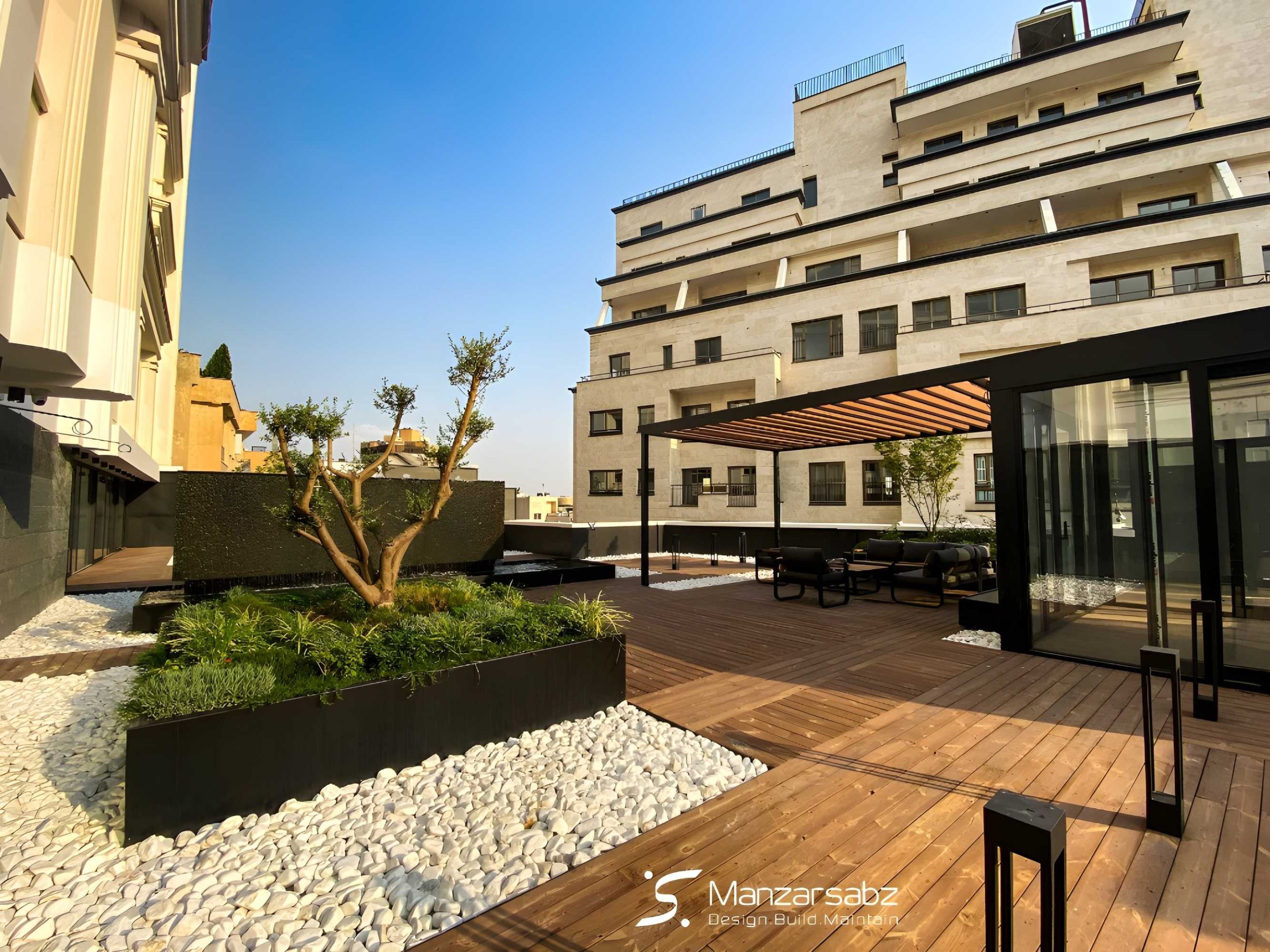 آلاچیق مدرن اقدسیه با ترمووود