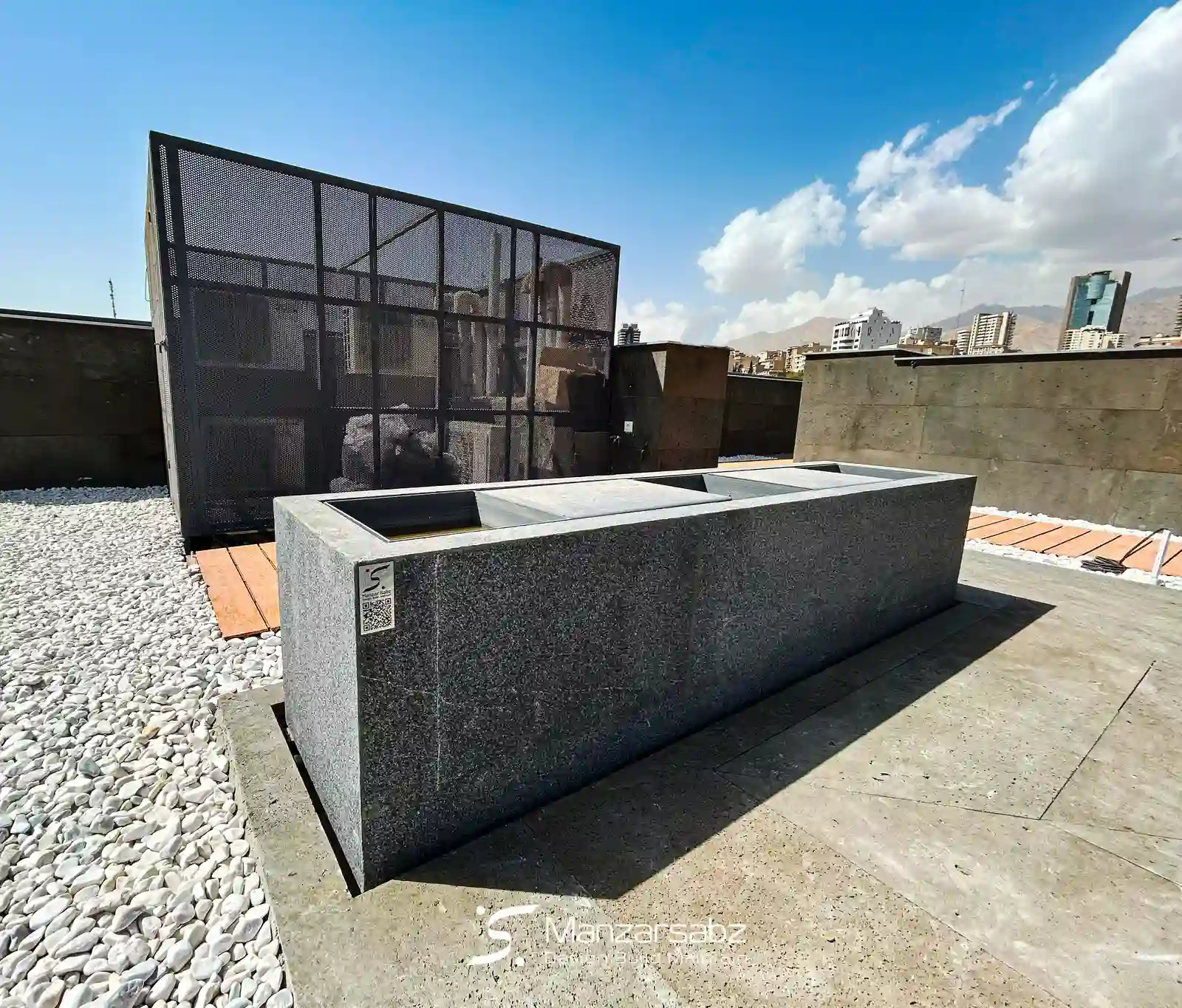 آبنما روف گاردن: خلق آرامش در بام خانه شما