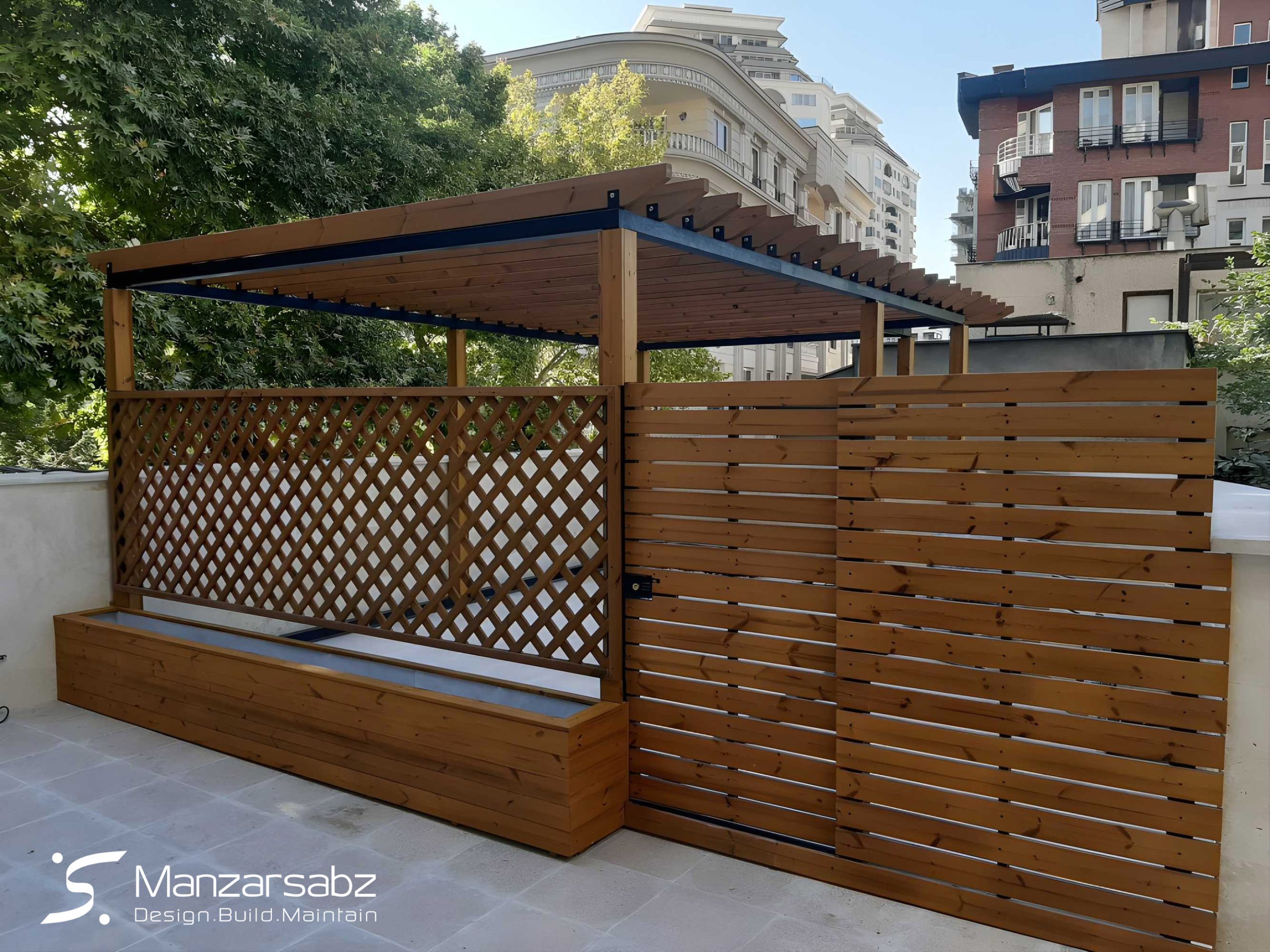 انواع آلاچیق مدرن بر اساس متریال و طراحی