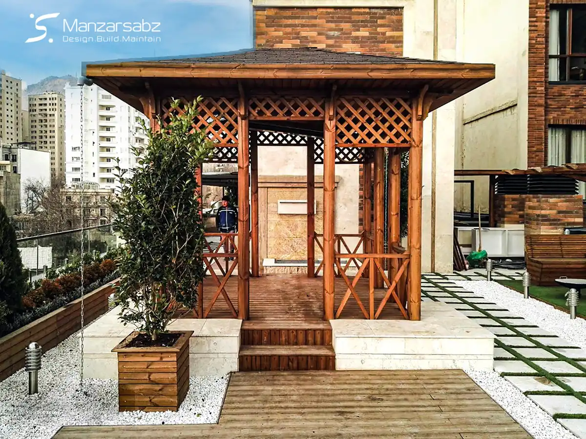 آلاچیق مدرن: راه  حلی شیک برای باغ، حیاط و روف گاردن