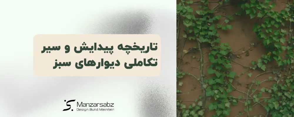 از گذشته تا امروز: تاریخچه پیدایش و سیر تکاملی دیوارهای سبز